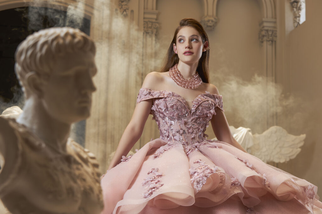 Vestido Palo de Rosa para Quince Años