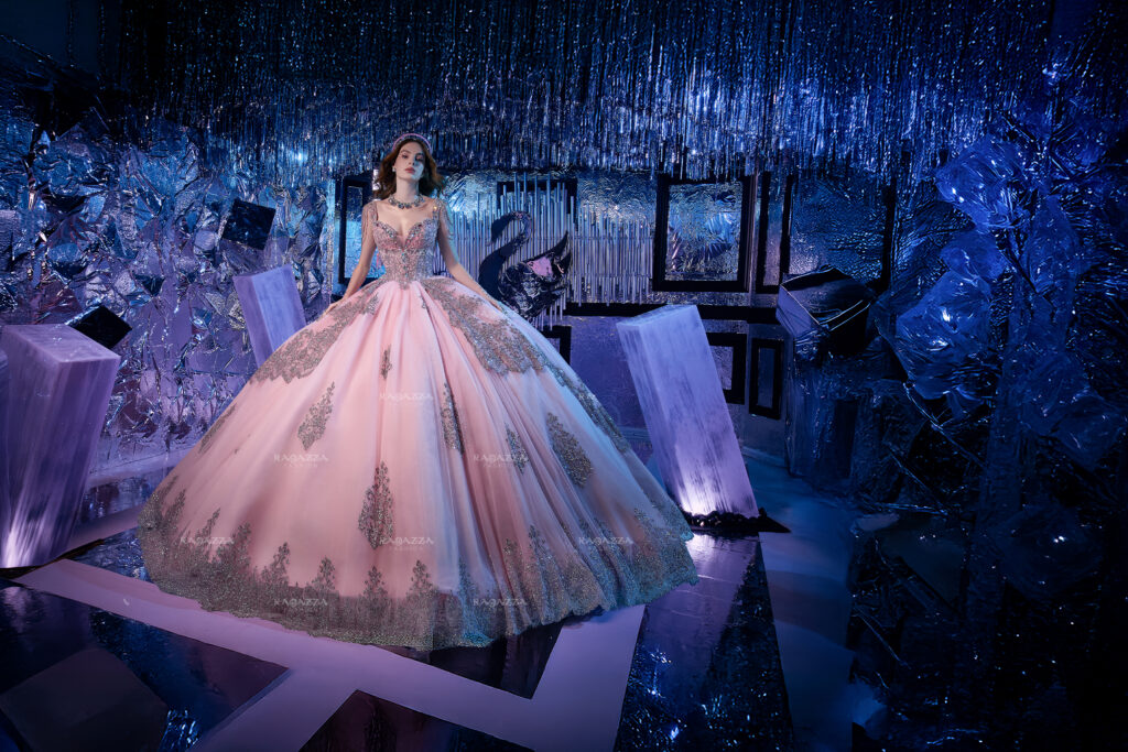 Vestido Rosa para Quinceañera