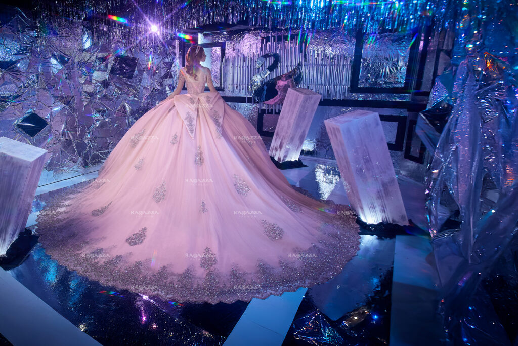 Vestido Rosa para Quinceañera